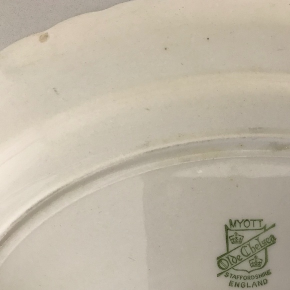 Vintage Rare Myott Staffordshire Olde Chelsea - Olde English Oval Platter - Picture 4 of 7